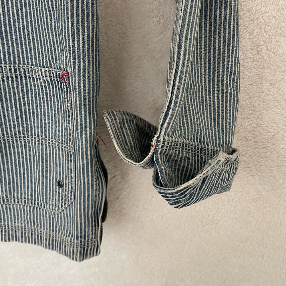 Mod Ref Striped Denim Jacket - image 4